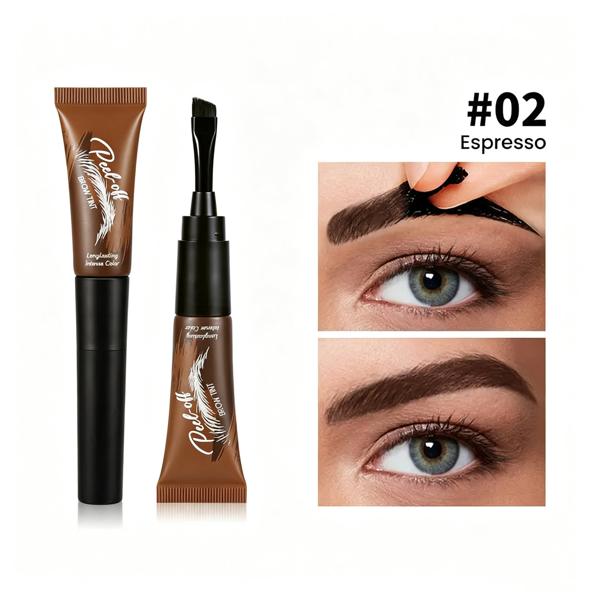 🌟🎨BUY 1 GET 1 FREE!! Waterproof Brow Tint – Peel‑off, easy apply. Covers greys, shapes perfectly. A brow game changer! 🏆✨