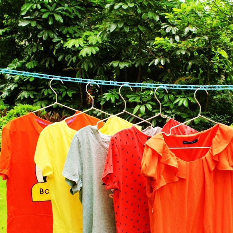 🔥Last day Buy 1 Get 2✨60K+ SOLD💕Windproof Non-Slip Clothesline Perfect For Balcony, Yard, Camping & Indoor Use. No More Slipped Laundry! 🚫🧦💪