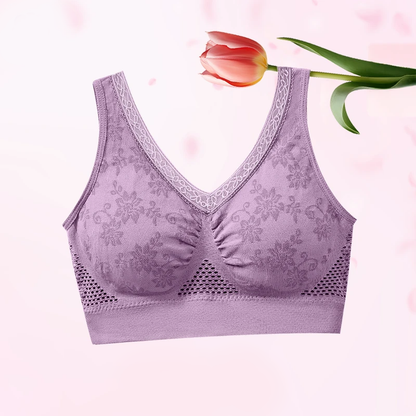 🌸Special Price £10.99 !!💕Buy 3 for 10% off🔥Pure Cotton Buttonless Comfy Lifting Bra