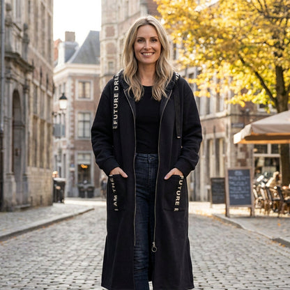 🎉🔥8,500+ Sold!🎁🧥Women's Hooded Long Sweatshirt – Cozy, Warm & Perfect for Fall & Winter