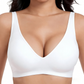 🌟🎉Final 12 Hours - Only ￡19.99!!🌸💕Jelly Wireless Womens Comfortable Wireless Bras Push Up Bralettes Seamless Tshirts Bras Deep V Everyday Bras