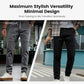 Stretch Fabric, Multi-Pocket & Water-Repellent & Breathable