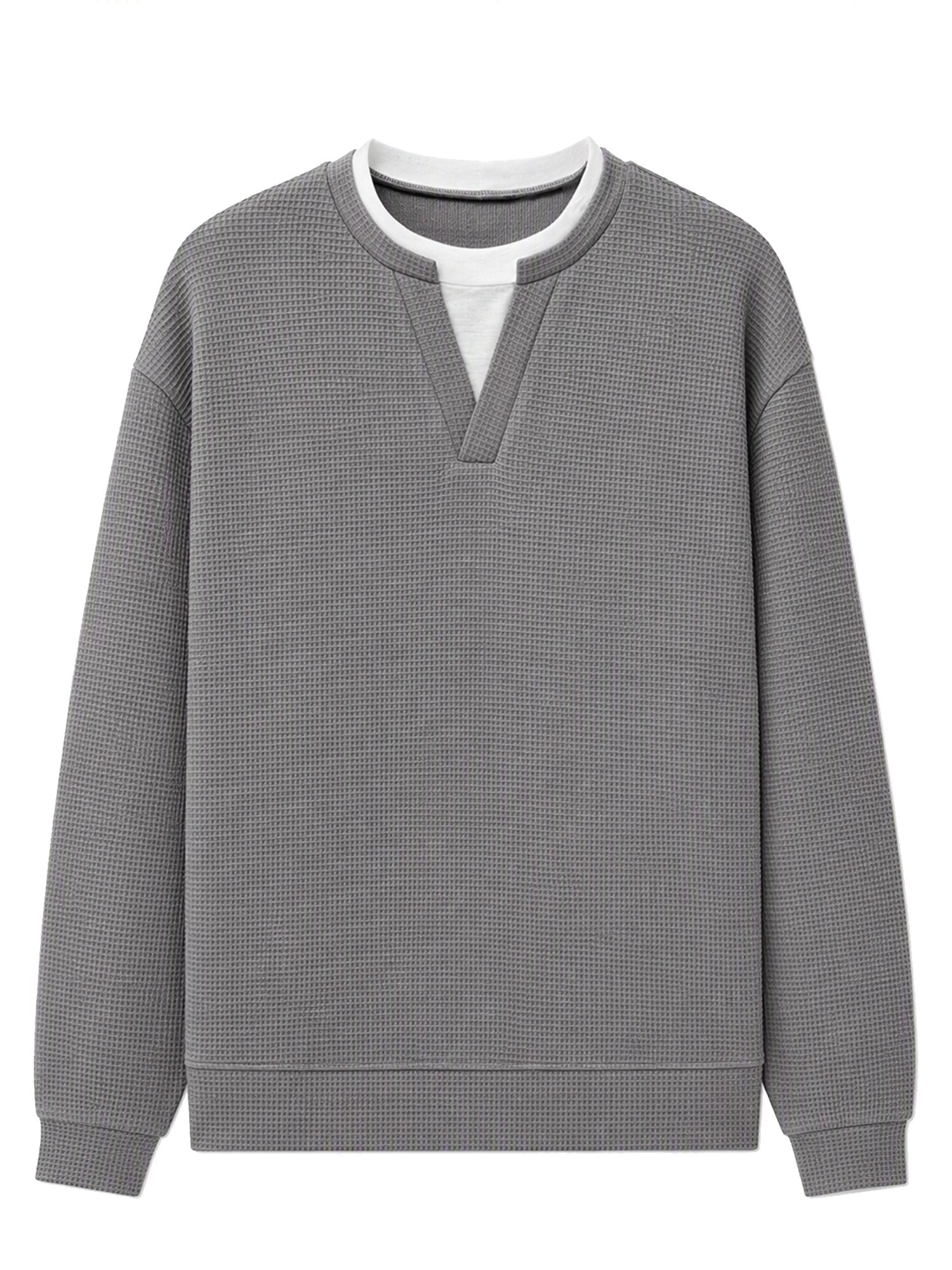 📢📢Layered Comfort Waffle Tee