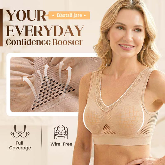 🌸Special Price £10.99 !!💕Buy 3 for 10% off🔥Pure Cotton Buttonless Comfy Lifting Bra