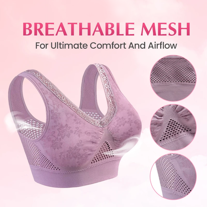 🌸Special Price £10.99 !!💕Buy 3 for 10% off🔥Pure Cotton Buttonless Comfy Lifting Bra