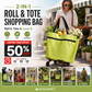 🔥🔥Last Day Promotion Only £11.99 ‼️🛒2-in-1 Foldable Shopping Cart✨Portable Lightweight Grocery Trolley