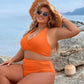 🩱2025 HOT SALE👙 Tummy Control Swimsuits Modest High Waist Bikini Sets