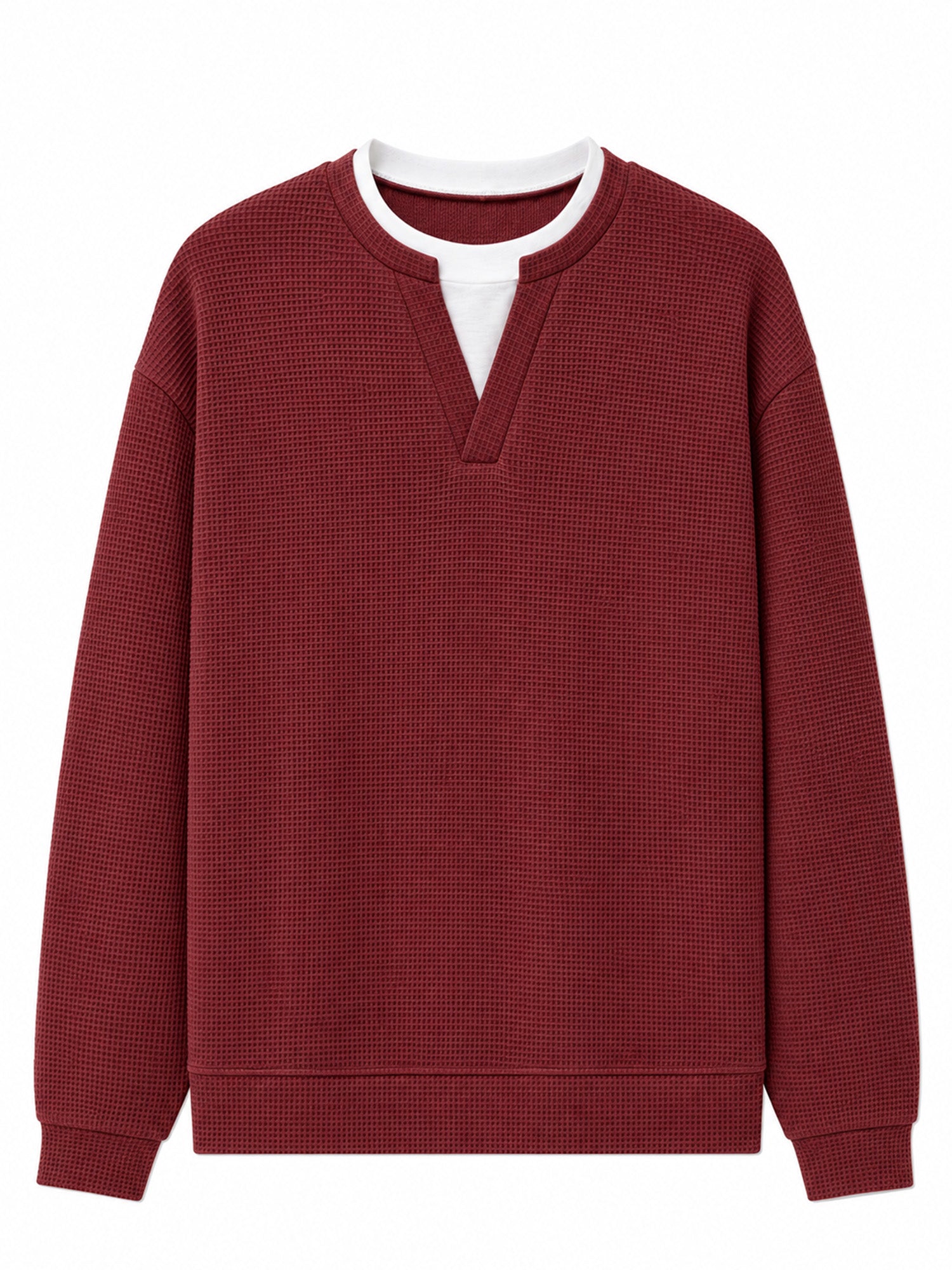 📢📢Layered Comfort Waffle Tee