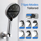 🔥Hot Sale 🚿Adjustable High-Pressure Rain Shower💧Saves 68% water, high pressure without wastage