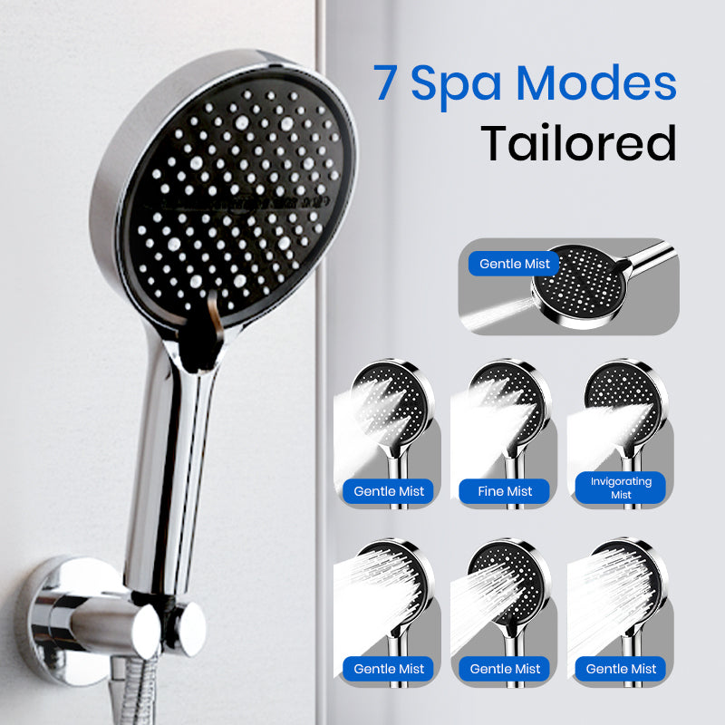 ⏰ LIMITED TIME OFFER: Only £14.99! 🚿Adjustable High-Pressure Rain Shower💧Saves 68% water, high pressure without wastage