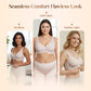 🌟🎉Final 12 Hours - Only ￡19.99!!🌸💕Jelly Wireless Womens Comfortable Wireless Bras Push Up Bralettes Seamless Tshirts Bras Deep V Everyday Bras