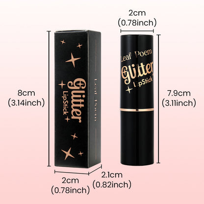✨Buy 1 Get 1 Free💋Waterproof & Moisturizing Glitter Lipstick