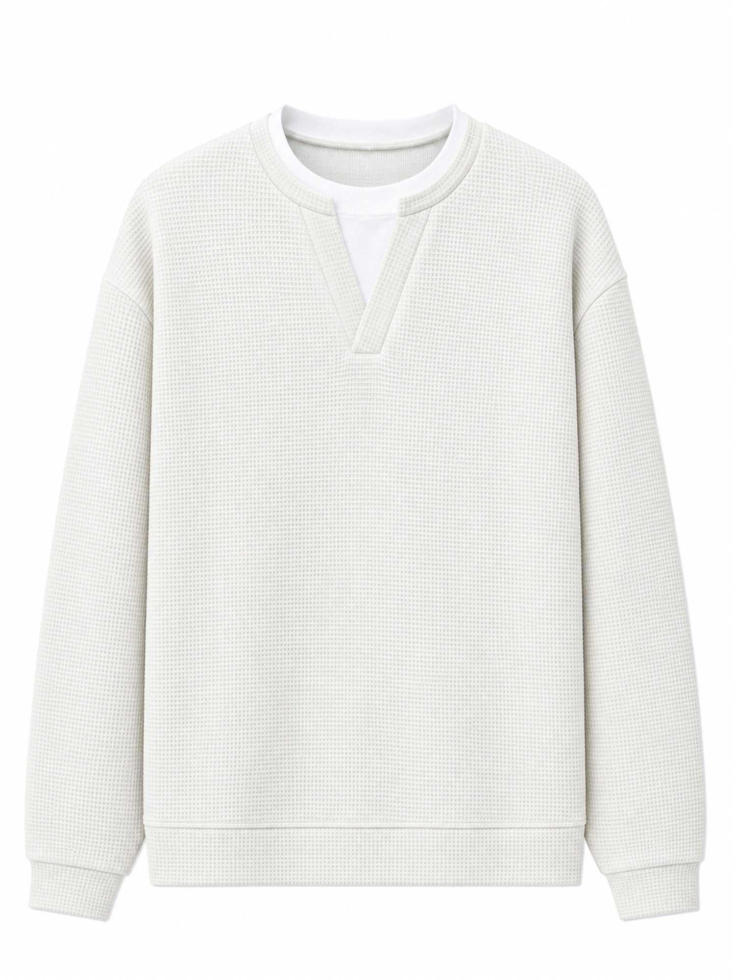 📢📢Layered Comfort Waffle Tee