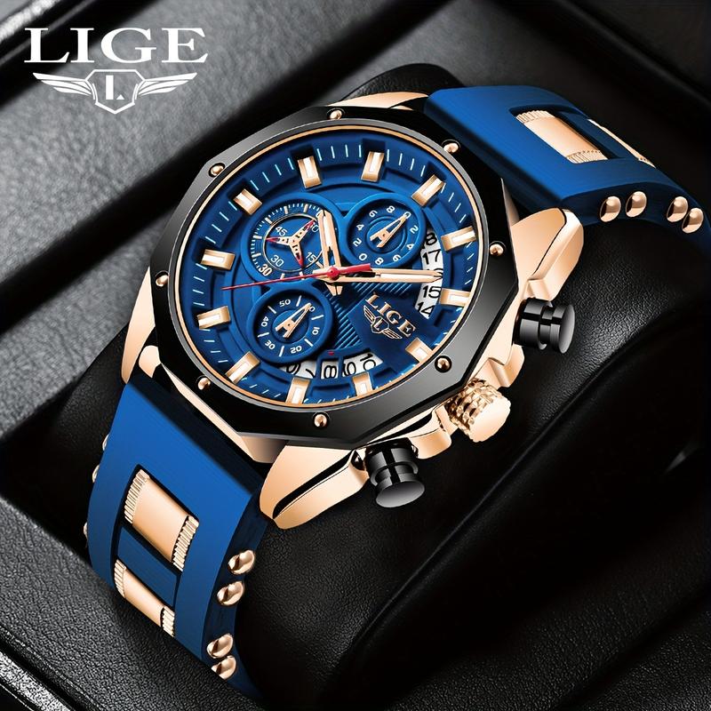⌚ ⚡ Men's Outdoor Waterproof Sport Quartz Watch – Rugged, Practical, Stylish 🌲