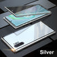 Anti-peeping Magnetic Tempered Glass Double-sided Phone Case For Samsung S25-21 Series