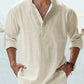 🔥Summer Hot Sale🔥Men's Cotton Linen Casual Long Sleeve Shirt