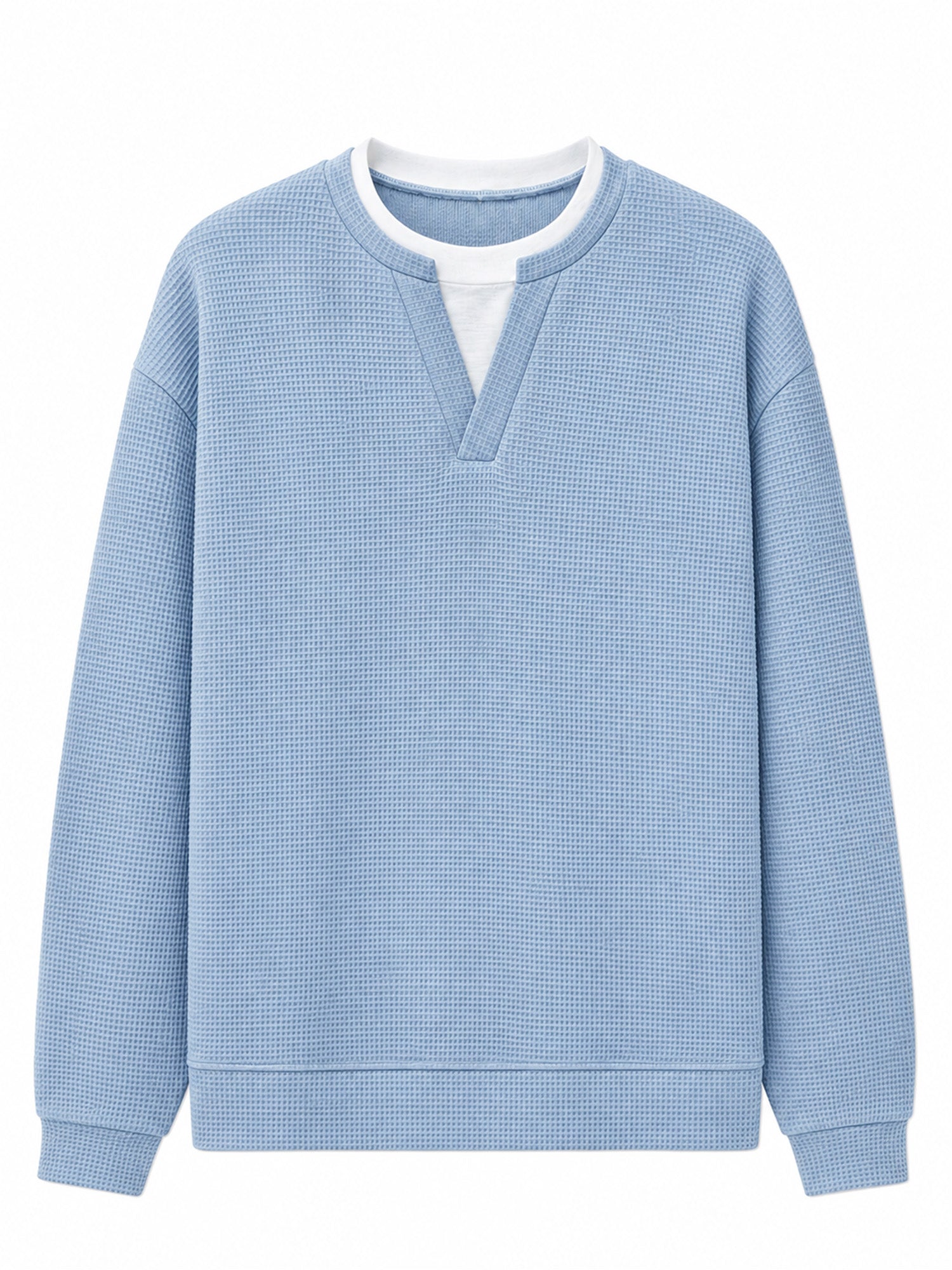 📢📢Layered Comfort Waffle Tee