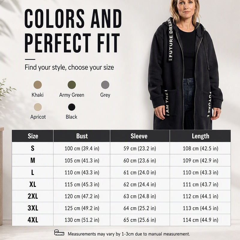 🎉🔥8,500+ Sold!🎁🧥Women's Hooded Long Sweatshirt – Cozy, Warm & Perfect for Fall & Winter