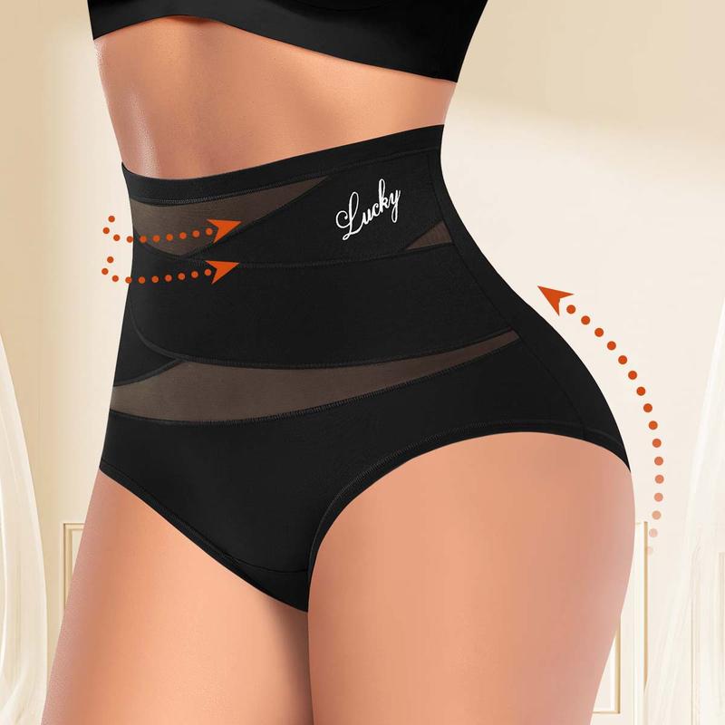 🌸  Special Price £16.99 ! 🔥Buy 1 Get 1 Free🎁Plus-Size High-Waist Cross Tummy Control Panties