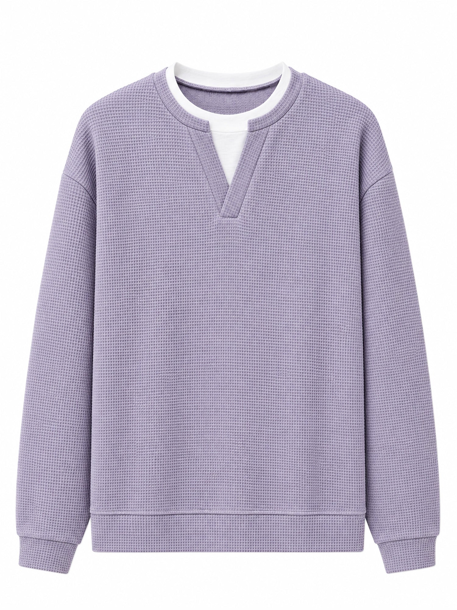 📢📢Layered Comfort Waffle Tee