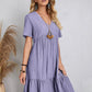 🎁This Season's Summer Picks⏳Retro V-neck Loose Casual Dress✨