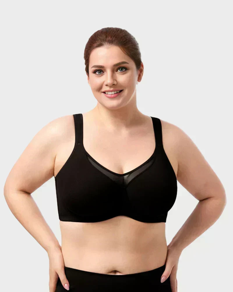🏆 Last Day 50% Off Special Price ! 💐Women's Plus Size Cooling Full Coverage Minimizer Bra