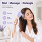 💁‍♀️Electric Spray Air Cushion Massage Comb💨| Self-Cleaning Anti-Tangle ✨ | Perfect for Dry, Brittle Hair 💧