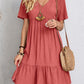 🎁This Season's Summer Picks⏳Retro V-neck Loose Casual Dress✨