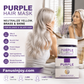 🏆 Last Day Special Price £14.99 ! ✨Moisturizing Purple Hair Mask with Long-Lasting Scent, Anti-Brass Deep Conditioning Mask for Blonde Bleached Hair