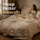 😴 Bring you cozy deep sleep!Elegant Pinch Pleat Duvet Cover Set