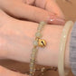 Ideal Gift - Elegant Faux Jade Bracelet