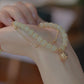Ideal Gift - Elegant Faux Jade Bracelet