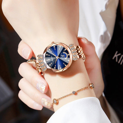 🎀Fashionable Diamond Moon Star Watch for Women🎀