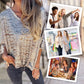 🌞HOT SALE 49% OFF👚Women's Loose V-Neck Leopard Print Half Sleeve T-shirt
