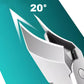 🏆 Last Day Special Price £11.99 ! 🔥Buy 2 Get 1 Free🎁 2026 Upgraded | 25° Angled Nail Clippers for Comfort Trim