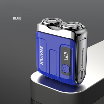 🪒50% OFF NOW ! 🧳R-18 Digital Display Mini Electric Shaver – dual floating cutter heads, USB rechargeable, pocket compact portable design. Men travel grooming essential!