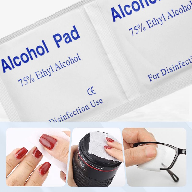 50 pieces Disposable alcohol swabs