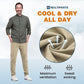 Stretch Fabric, Multi-Pocket & Water-Repellent & Breathable