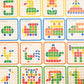 Educational Wooden 3D Colorful Animal Pattern Puzzle