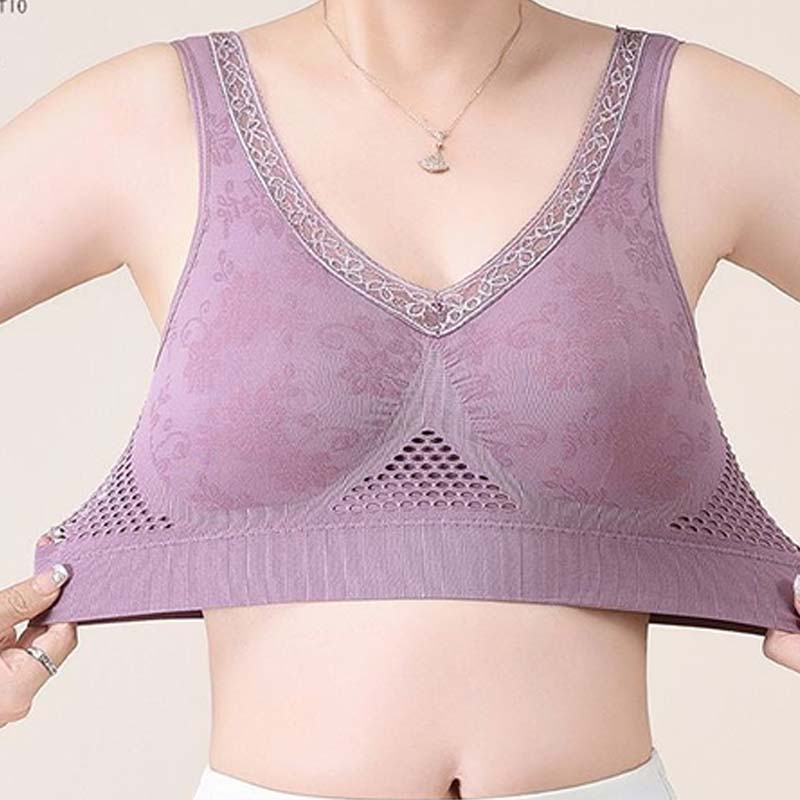 🌸Special Price £10.99 !!💕Buy 3 for 10% off🔥Pure Cotton Buttonless Comfy Lifting Bra