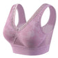 Wireless Full-Coverage Bra – Breathable Mesh & Wide Straps