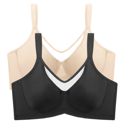 🏆 Last Day 50% Off Special Price ! 💐Women's Plus Size Cooling Full Coverage Minimizer Bra