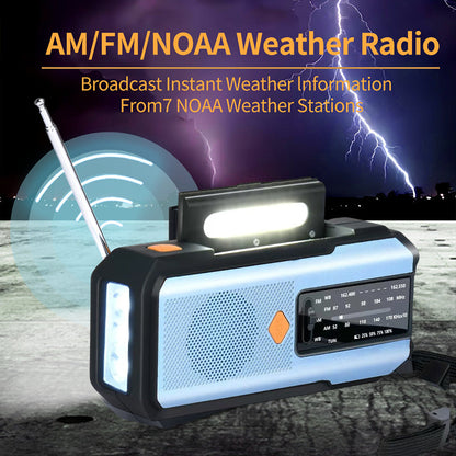 ⏰⏰50% OFF!📻Solar Hand-Crank Emergency Weather Radio✨