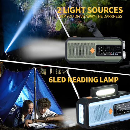 ⏰⏰50% OFF!📻Solar Hand-Crank Emergency Weather Radio✨