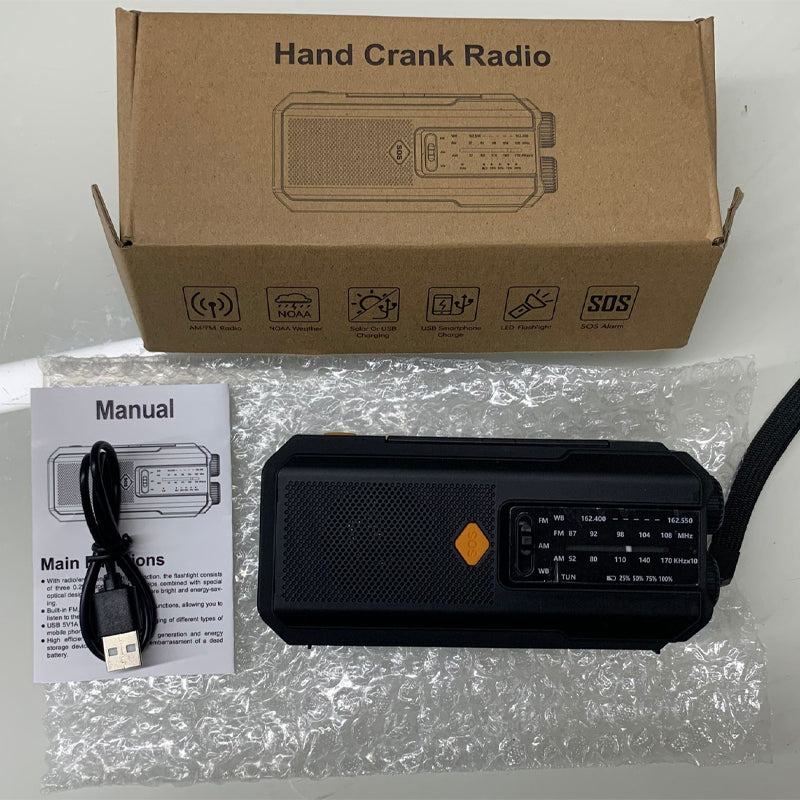 ⏰⏰50% OFF!📻Solar Hand-Crank Emergency Weather Radio✨