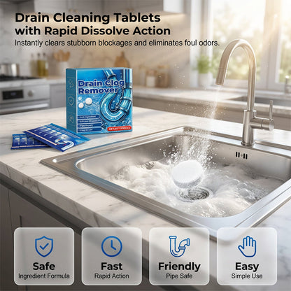 🔥Effervescent Drain Cleaners – Fast, Gentle & Eco-Friendly 💧✨