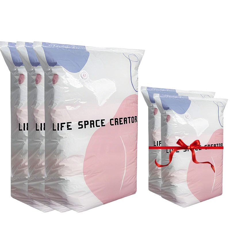 ⏳LAST DAY SALE ONLY ￡8.99!🏆🧳No‑Pump Vacuum Storage Bags – Press & seal, no pump needed. Saves 80% space, keeps clothes dry & dust‑free. Perfect for bulky bedding & off‑season gear. 🛏️🗄️