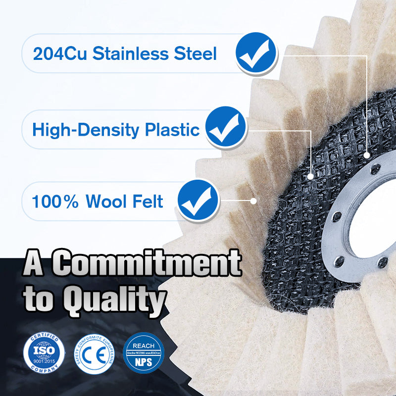 🎁NEW YEAR HOT SALE🎁✨Wool Felt Flap Polishing Disc