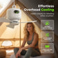 💡49% OFF NOW ! ⚡ Rechargeable Ceiling Fan with LED Lights – Dual-use cooling & lighting, long battery life, portable hanging design ✨