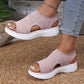 ⏳LAST DAY SALE ONLY ￡17.99!!💐 Women's Breathable Knit Platform Sandals – Air-permeable knit upper, cushioned sole & lightweight comfy summer footwear ✨